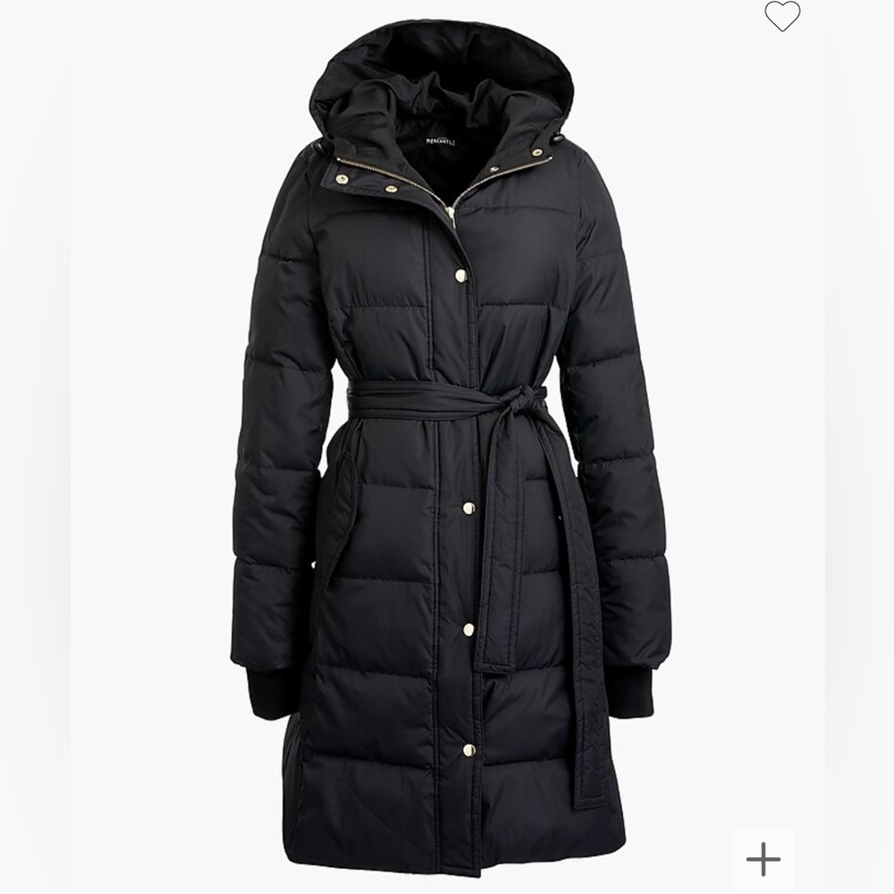 J.Crew Mercantile long puffer coat XS